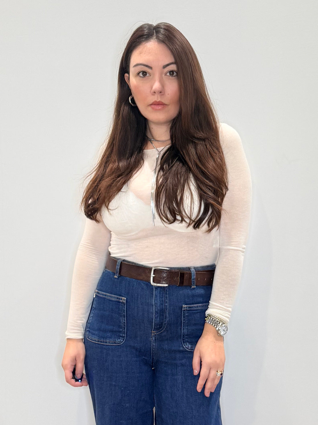 Maglia ultralight con cashmere