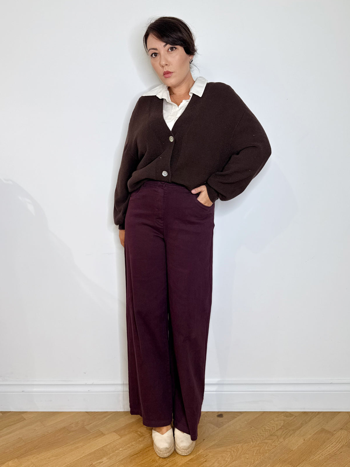 Cardigan testa di moro