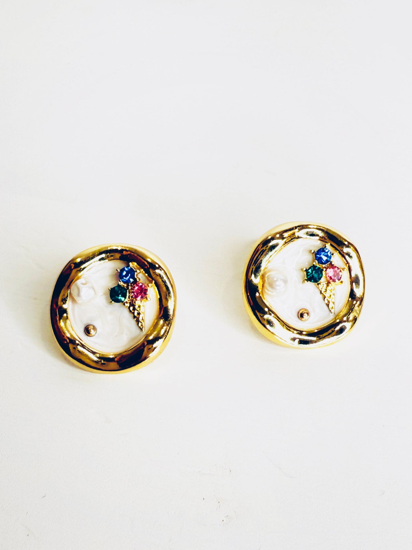 Orecchini bottoni Icecream