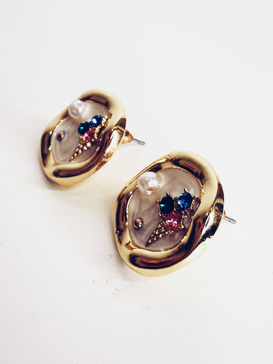 Orecchini bottoni Icecream