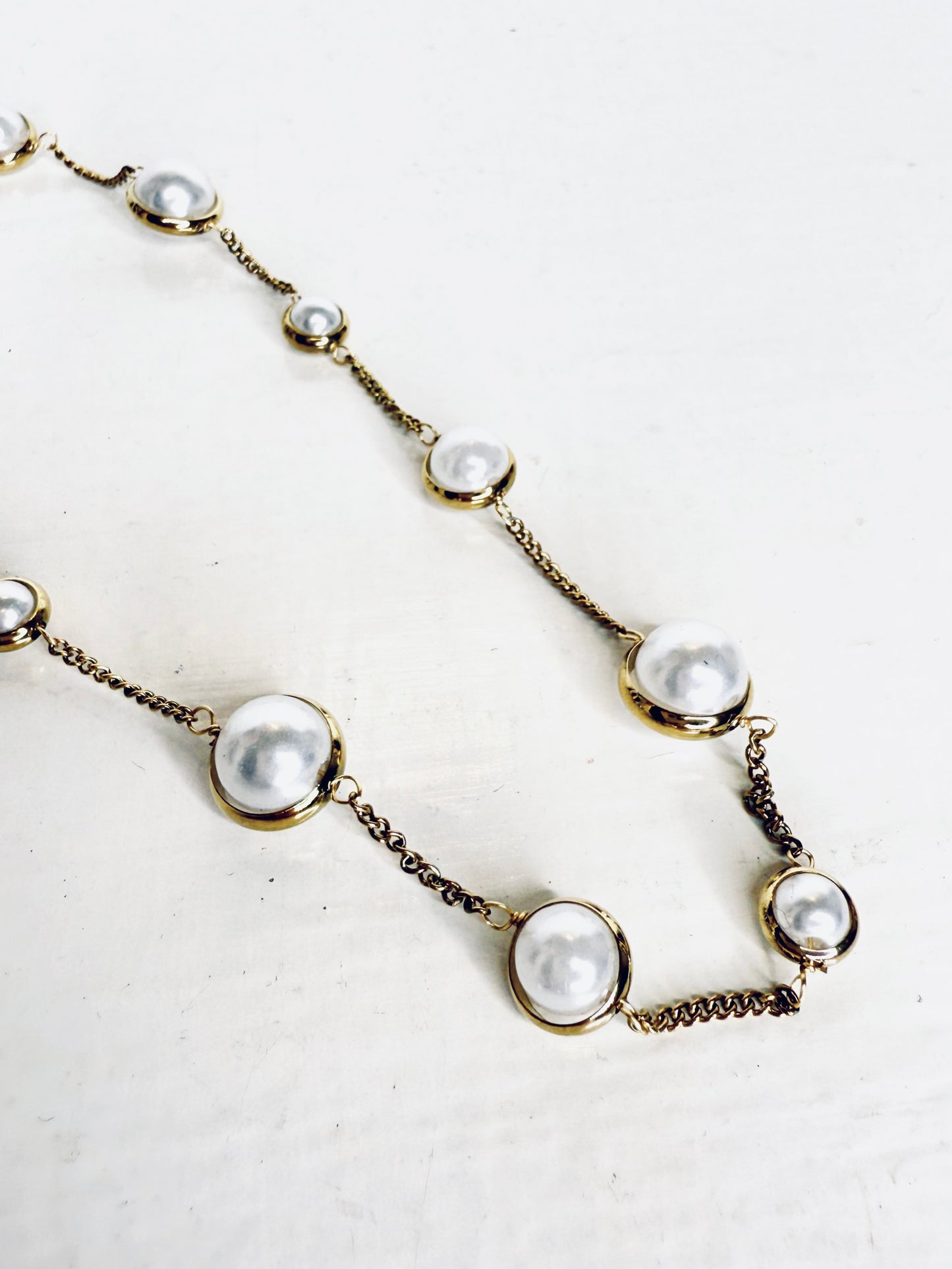 Collana di perle lunga
