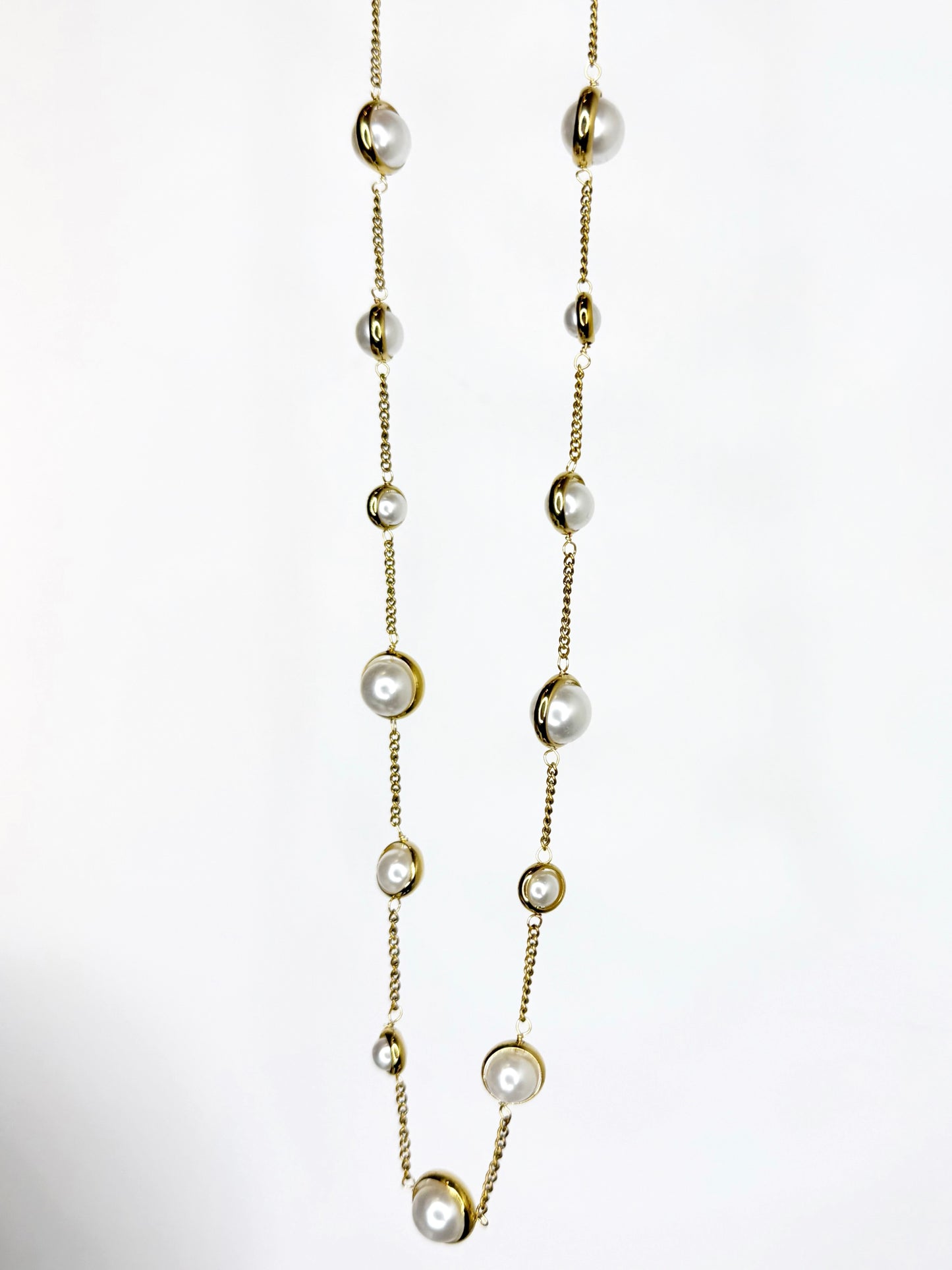 Collana di perle lunga