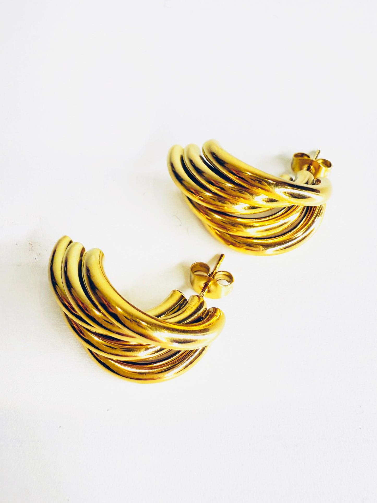 Orecchini in stile 90’s gold
