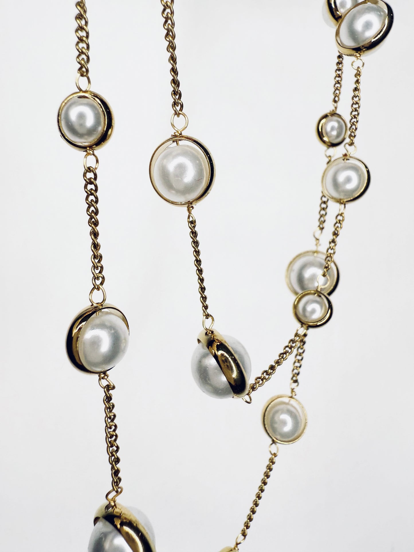 Collana di perle lunga