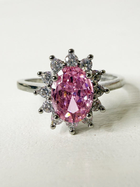 Anello Kate colore zaffiro rosa