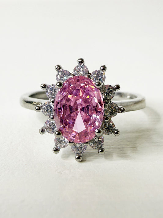 Anello Kate colore zaffiro rosa